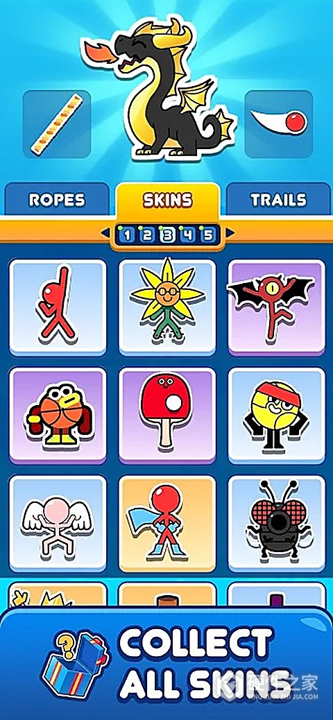 火柴人绳索跳跃(Stickman Hook)
