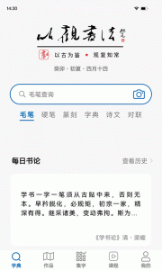 以观书法