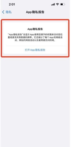 iOS15.2如何开启隐私报告