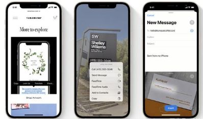 iOS 15“实时文本”功能介绍
