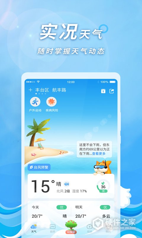 橡果天气预报