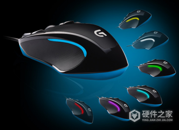 罗技g300s怎么设置呼吸灯