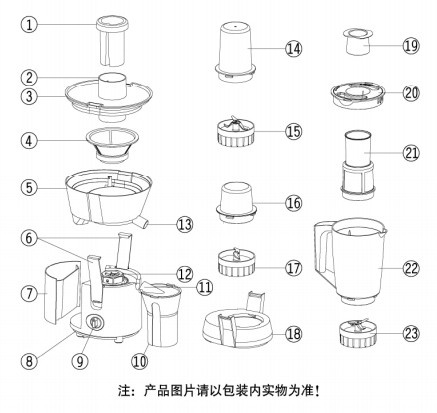 九阳JYZ-C501(升级)榨汁机使用说明书