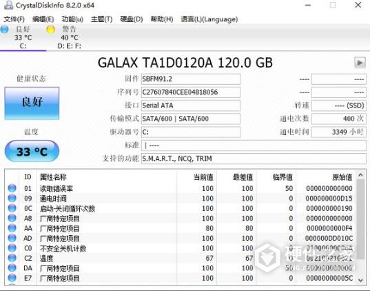 硬盘信息检测工具