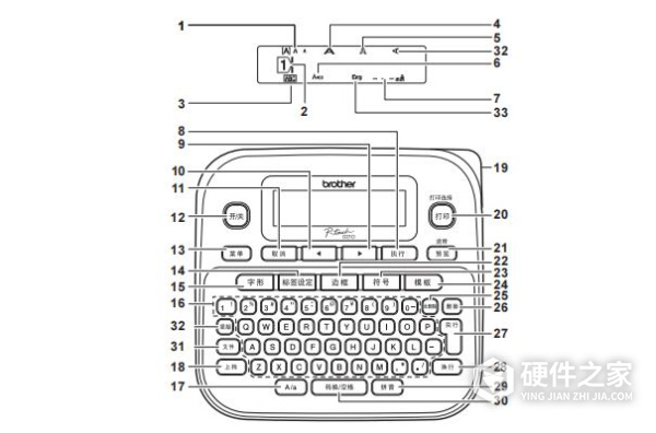 兄弟打印机PT-D210手册
