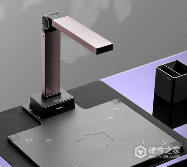 得力15158高拍仪补光灯怎么开