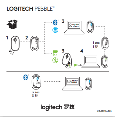 罗技pebble说明书