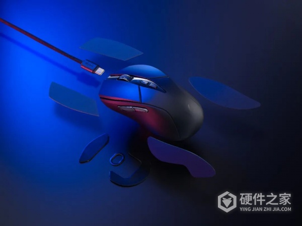 雷柏V300PRO轻量化双模游戏鼠标介绍