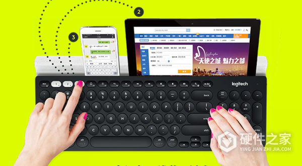 罗技k260无线键盘开关在哪里