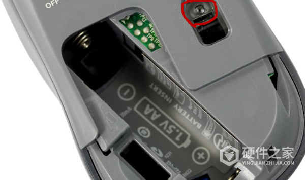 罗技m235鼠标怎么拆开