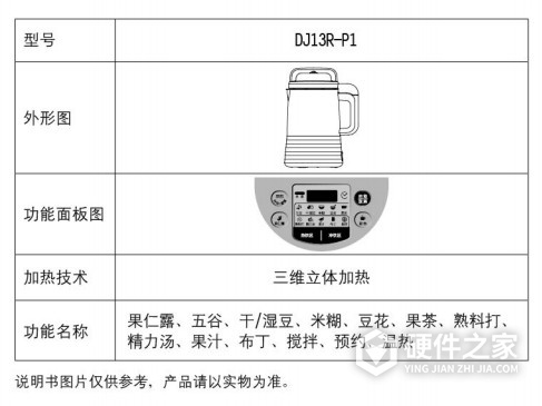 九阳DJ13R-P1双预约豆浆机使用说明书