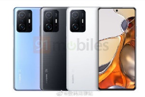 小米 11T/11T Pro 系列手机渲染图