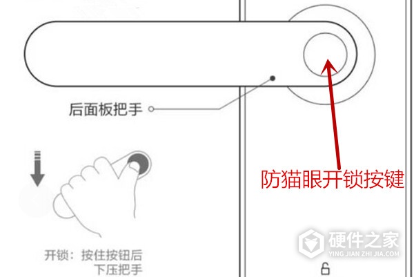 小米米家智能门锁怎么开启防猫眼开锁