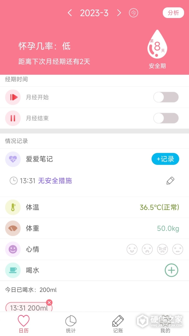 排卵期安全期日历
