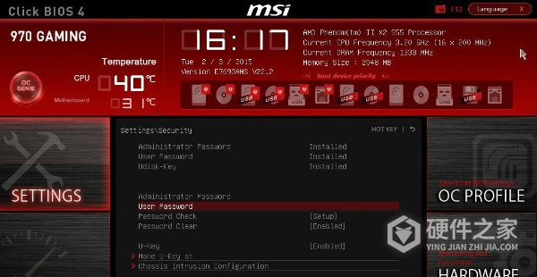 msi微星Z97 G65 GAMING主板BIOS