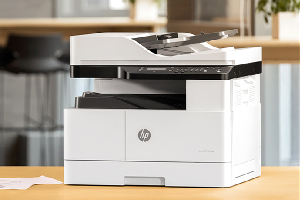 惠普m437nda打印机怎么连续扫描