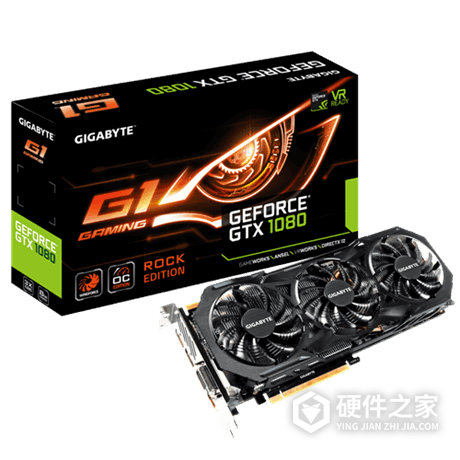 技嘉GeForce® GTX 1080 G1 ROCK 8G for win7/8 64bit