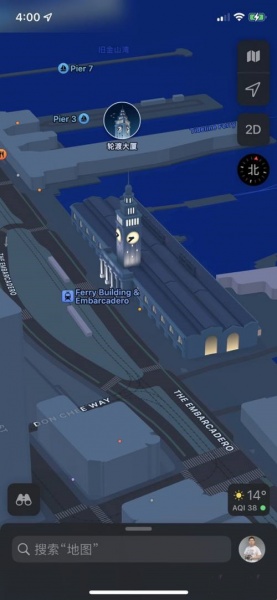 ios15地图怎么查看3D模式