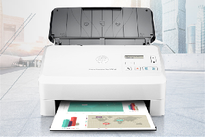 惠普5000s4扫描仪怎么设置连续扫描