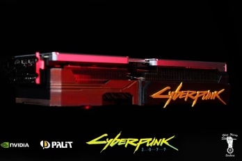 《赛博朋克 2077》主题 RTX 4070 Ti 显卡图效