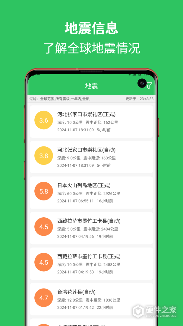 地震预警助手