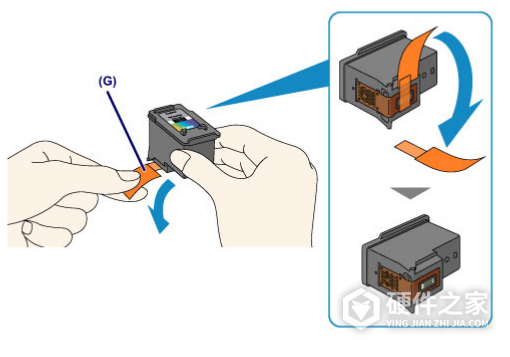 佳能e568r墨盒怎么安装