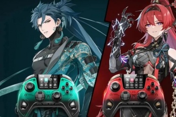 北通与《鸣潮》联名手柄开售：原价429，现价​379，主打​智能交互屏、霍尔扳机