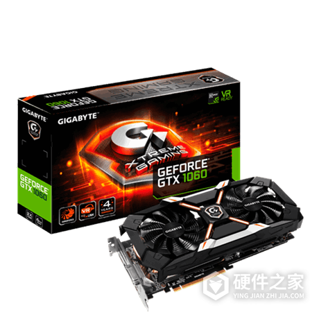 技嘉GeForce® GTX 1060 Xtreme Gaming 6G for win10 64bit