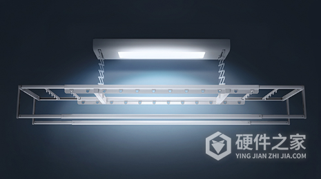 米家智能晾衣机照明灯使用