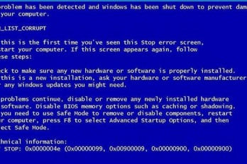 运行360常规的检查时蓝屏如何处理