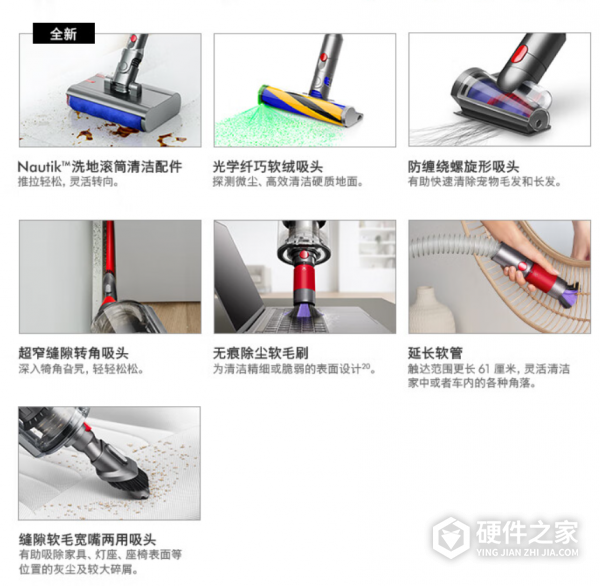 戴森V12 Detect Slim Nautik洗地吸尘器介绍