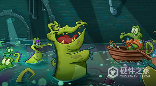 鳄鱼小顽皮爱洗澡