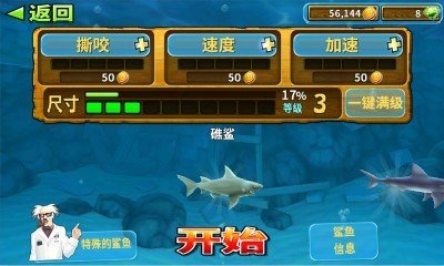 饥饿的鲨鱼进化