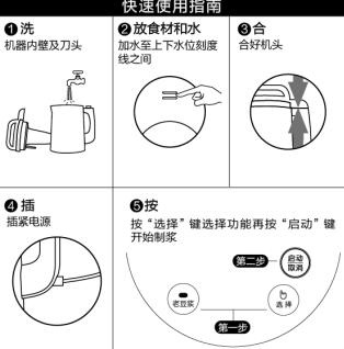 九阳DJ16R-P6豆浆机说明书