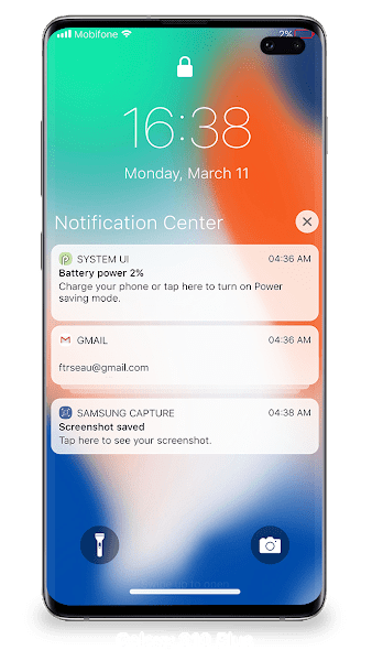 高仿ios16通知锁屏