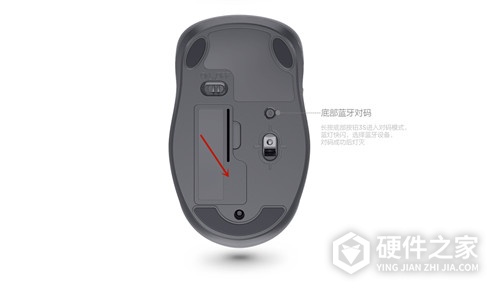 联想小新蓝牙静音鼠标如何安装电池