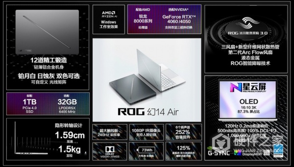 ROG幻14/16 Air笔记本国行售价