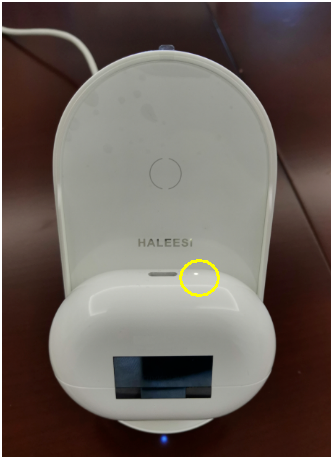 华为freebuds pro无线充电怎么充