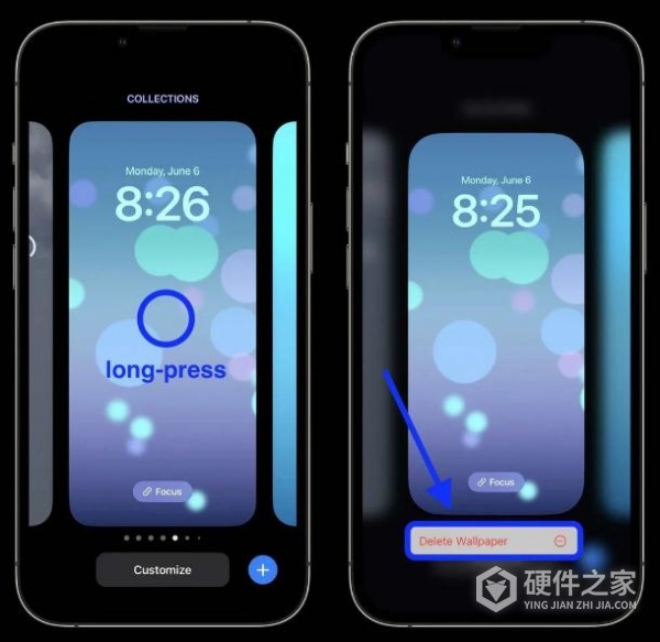 iOS16删除自定义锁屏方法