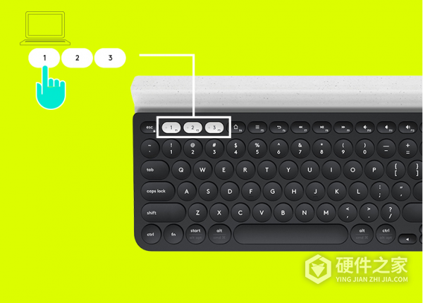 罗技k780怎么连接电脑