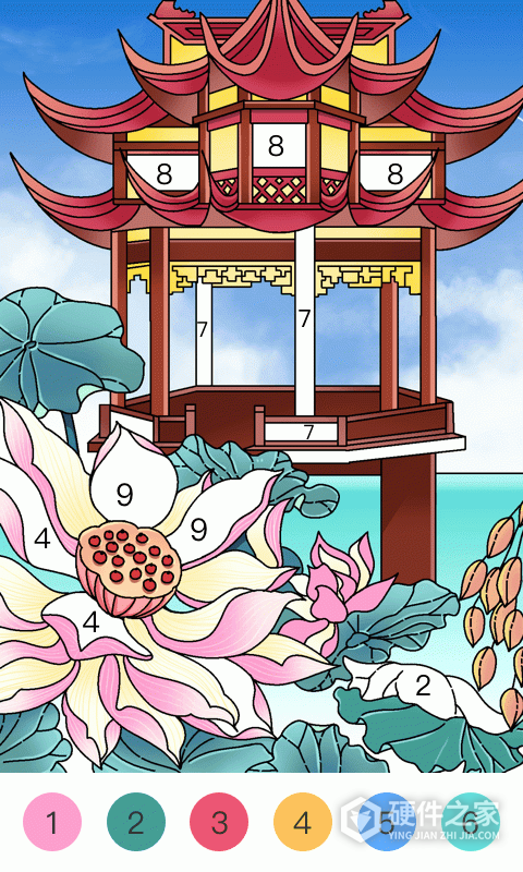 趣涂色游戏