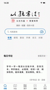 以观书法