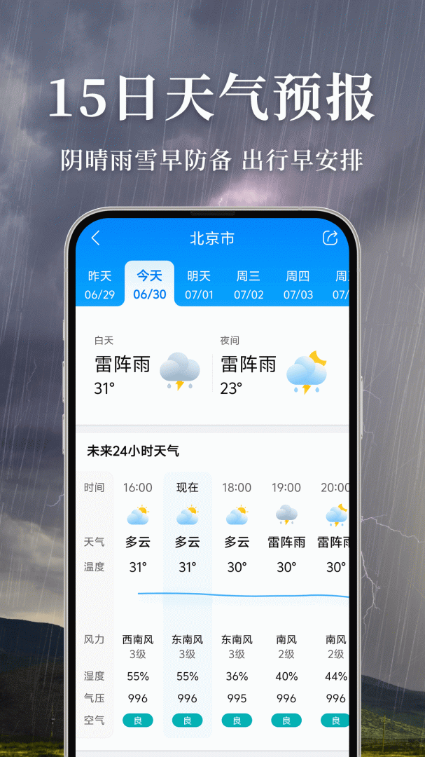 准雨天气