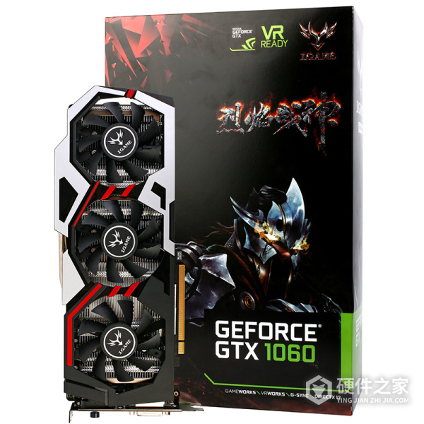 七彩虹iGame GeForce GTX1060 烈焰战神UT-3GD5 LE for win7/8 32bit