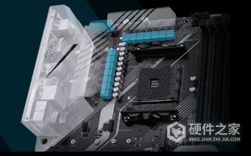 华硕x570pro固态插哪里