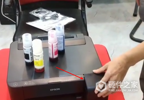 爱普生l310怎么充墨