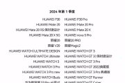 2024年第一季度哪些机型可以升级鸿蒙4.0