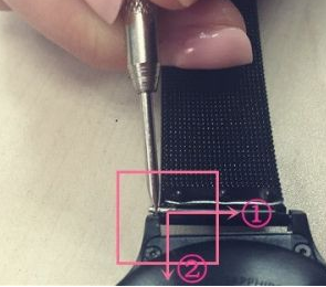 华为watch3表带怎么拆