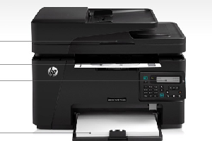 惠普m128fn怎么扫描多张文件