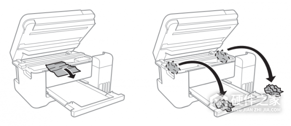 爱普生l4165卡纸怎么处理